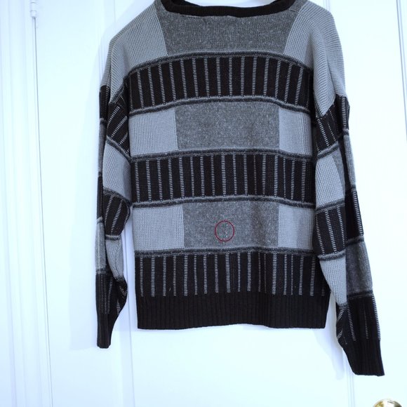 Vintage Randy River geometric pattern sweater XL grandpa - Picture 15 of 16